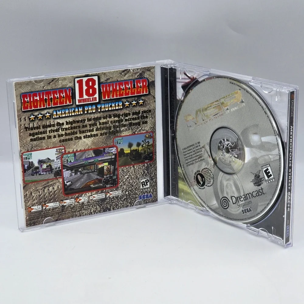MSR Metropolis Street Racer Sega Dreamcast 2000 Racing Game 51012 NTSC-U